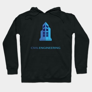 civil engineering, building, real estate logo Hoodie